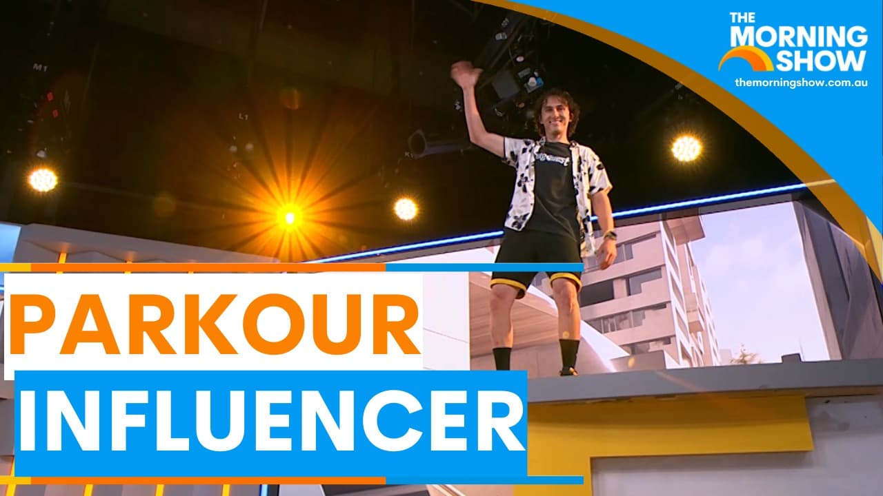 Australia's #1 parkour influencer Alexander Robinson shows off his moves