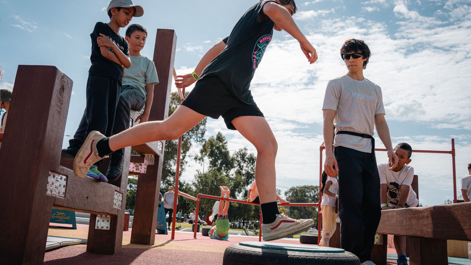 Playkour at Campbelltown Council, Seddon Parkour Park Opening