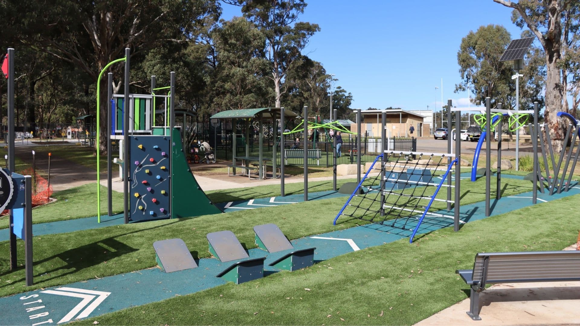 Playkour at Wollondilly Shire Council, Appin Park Ninja Course